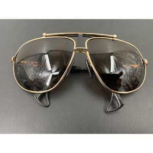 Jean Claude Killy 470 Aviator Eyeglasses 130 65 11 Gold Tone Made In France (M)